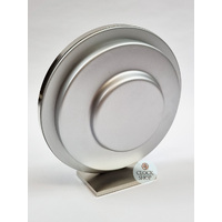 19cm Silver Multiple Time Zone World Clock By Hermle image