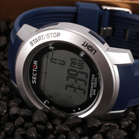 Digital EX37 Collection Blue and Silver Watch By SECTOR image