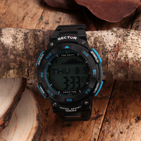 Digital EX35 Collection Black and Blue Watch By  SECTOR image