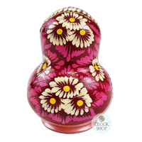 Floral Russian Dolls- Pink & Gold 10cm (Set Of 10) image