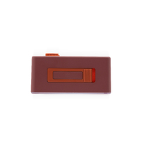 10cm Barber Red Analogue Alarm Clock By ACCTIM image