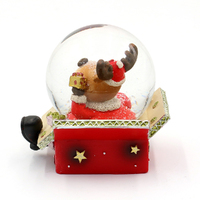 6.4cm Gift Box Figurine Snow Globe- Assorted Designs image