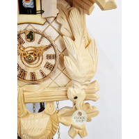 After The Hunt 1 Day Mechanical Carved Cuckoo Clock Natural 31cm By HÖNES image