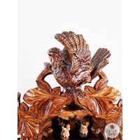 Ivy Leaf Vine 8 Day Mechanical Cuckoo Clock 49cm By HÖNES image