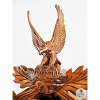 Eagle 8 Day Mechanical Carved Cuckoo Clock 51cm By HÖNES image