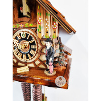 Black Forest Chalet 1 Day Mechanical Chalet Cuckoo Clock 20cm By HÖNES image