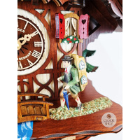 Clock Peddler 8 Day Mechanical Chalet Cuckoo Clock 33cm By SCHNEIDER image