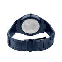40mm Ultra Slim Collection Mens Watch With Blue Dial & Blue Stainless Steel Strap & Case By BERING image