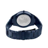 40mm Ultra Slim Collection Mens Watch With Blue Dial, Blue Stainless Steel Strap & Case By BERING image