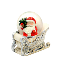 7cm Santa In Sleigh Snow Globe- Assorted Designs image