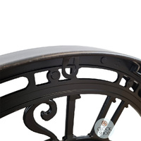 50cm Norris Black Moving Gear Clock By COUNTRYFIELD image