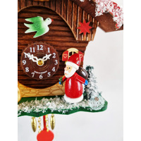 Christmas Cabin Battery Chalet Kuckulino With Santa Claus 16cm By TRENKLE image