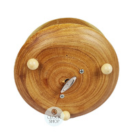 19.5cm Snowman Wooden Music Box (Let It Snow) image