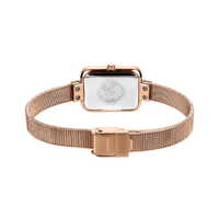 35mm Classic Collection Womens Watch With Green Malachite Dial Rose Gold Milanese Strap & Case By BERING image