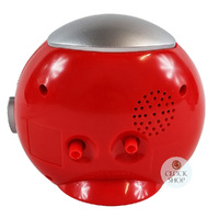 12cm Red Minnie Mouse Musical Analogue Alarm Clock By DISNEY image