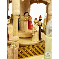 38cm Two Tier Electric Nativity Christmas Pyramid By Richard Glässer image