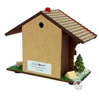 13cm Chalet Weather House With Snowy Christmas Scene By TRENKLE image