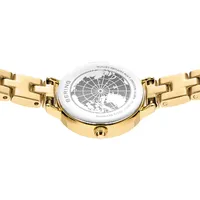 26mm Classic Collection Womens Watch With White Dial & Gold Case and Band By BERING image