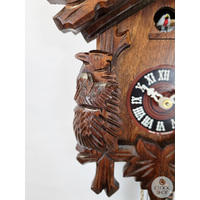 Goat & Marmot 1/4 Hour 1 Day Mechanical Carved Cuckoo Clock 28cm By TRENKLE image