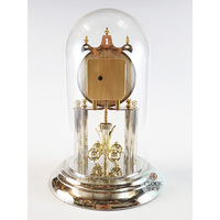 30cm Silver & Brass Anniversary Clock By HALLER image