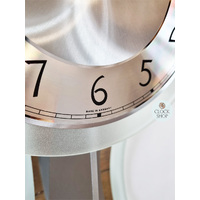 63cm Silver & Aluminium Pendulum Wall Clock By AMS  image