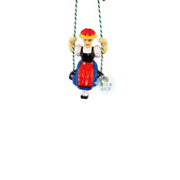 Swiss House Battery Chalet Kuckulino With Swinging Doll 14cm By TRENKLE image