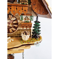 Black Forest Battery Chalet Cuckoo Clock 22cm By Trenkle image