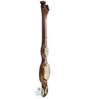 77cm Walnut Traditional Weather Station With Barometer Thermometer Hygrometer & Quartz Clock By FISCHER  image