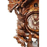 Before The Hunt 8 Day Mechanical Carved Cuckoo Clock 59cm By SCHWER image