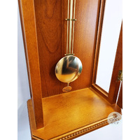 66cm Cherry 8 Day Mechanical Chiming Wall Clock By AMS image