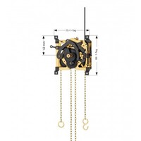 Regula 1 Day Cuckoo Clock Movement - 19.1cm pendulum image