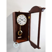 53cm Walnut 14 Day Mechanical Striking Wall Clock By AMS image