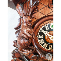 Before The Hunt 8 Day Mechanical Carved Cuckoo Clock 68cm By HÖNES image