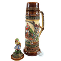 12 Litre Collectors Edition German Beer Stein By KING (Small Crack) image