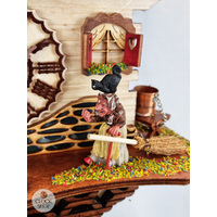 Hansel & Gretel Battery Chalet Cuckoo Clock 32cm By TRENKLE image