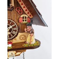 Hansel & Gretel Battery Chalet Cuckoo Clock 24cm By TRENKLE image