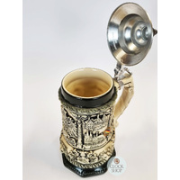 Deutschland Octagonal Beer Stein Rustic 0.75L By KING image