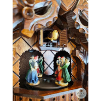 Before The Hunt Battery Carved Cuckoo Clock With Dancers 44cm By TRENKLE image