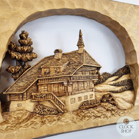 Black Forest Chalet Wall Carving By Thomas Eyring image