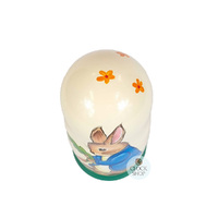 Peter Rabbit Russian Dolls- White 17cm (Set Of 5) image