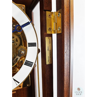 60cm Walnut 8 Day Mechanical Triple Chime Wall Clock By AMS image