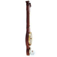 54cm Mahogany Traditional Weather Station With Barometer Thermometer & Hygrometer By FISCHER image