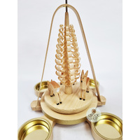28cm Deer Christmas Pyramid By Richard Glässer image
