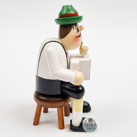 13cm Accordion Player German Incense Burner image