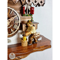 Wood Chopper 1 Day Mechanical Chalet Cuckoo Clock 27cm By ENGSTLER image