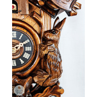 Before The Hunt 8 Day Mechanical Carved Cuckoo Clock 40cm By ENGSTLER image