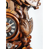 After The Hunt 8 Day Mechanical Carved Cuckoo Clock 42cm By ENGSTLER image