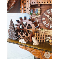Sweethearts 8 Day Mechanical Chalet Cuckoo Clock With Dancers 52cm By SCHWER image