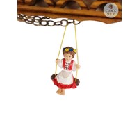 Heidi House Battery Chalet Cuckoo Clock With Swinging Doll 20cm By TRENKLE image