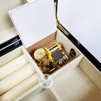 Wooden Musical Jewellery Box - Almond Blossom By Van Gogh (Vivaldi - Spring) image